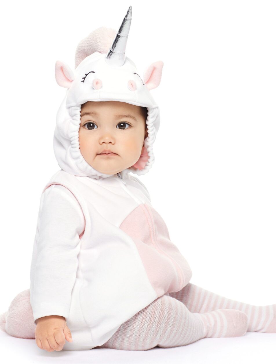 Brand NEW baby unicorn 3-6months costume. $25 3 piece outfit, white long sleeves top, pants, and soft vest. Super cute!