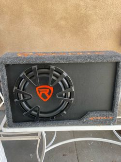 Subwoofer and amplify Rockville 12 inch subwoofer
