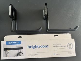 Bright room Heavy Duty Steel Hook Rail Set