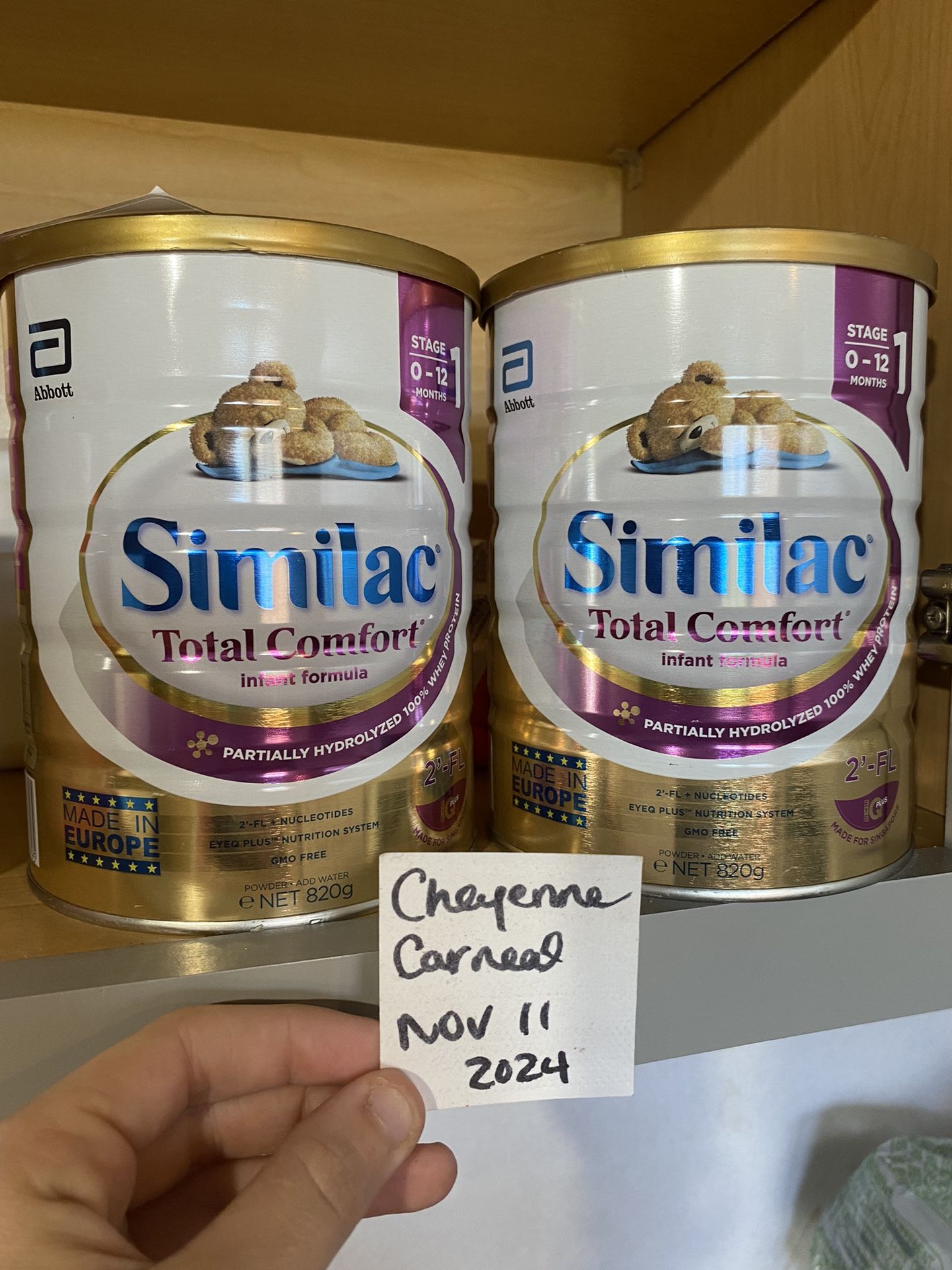 2cans Similac Total Comfort