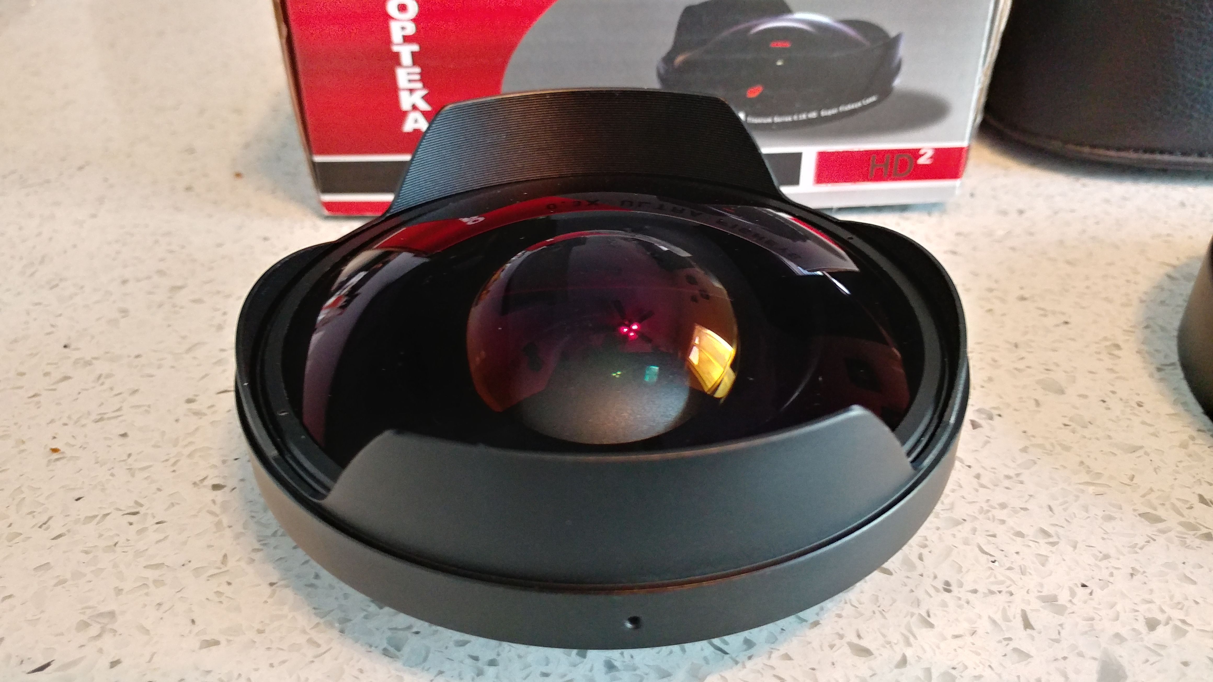 Opteka ultrafisheye lens HVX200 72mm/82mm(brand new never used)