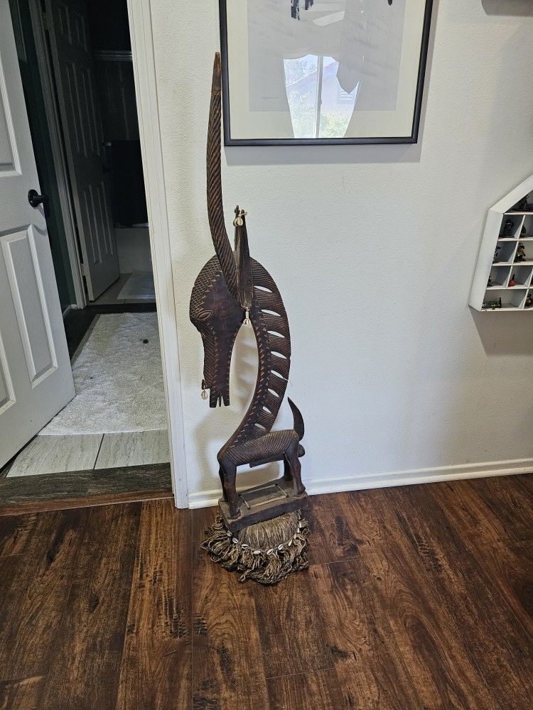 Antique African Bamara male Headdress