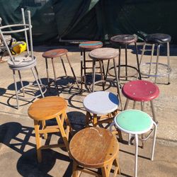 Bar Stools Various Sizes 