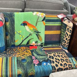 Bird Collage Couch