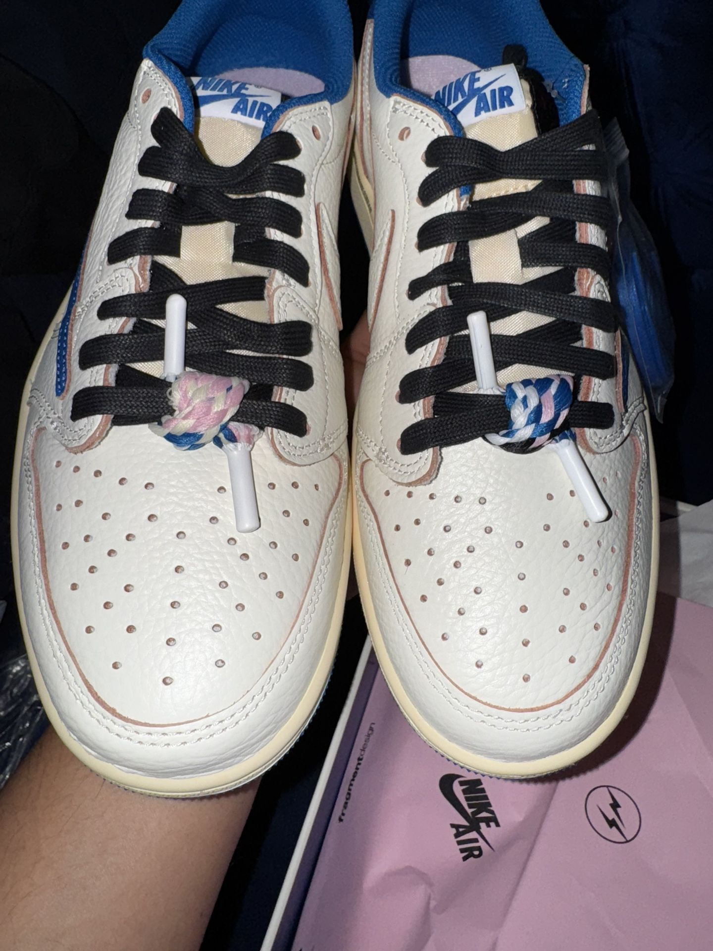 Travis Scott Air Jordan 1 Low Fragment Size 9 10000% AUTHENTIC