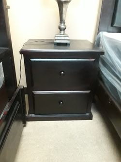 Black Pinewood Chest