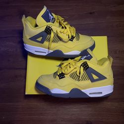 Jordan 4s YELLOW THUNDER