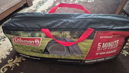 Coleman 4 person Skydome Tent with Extras