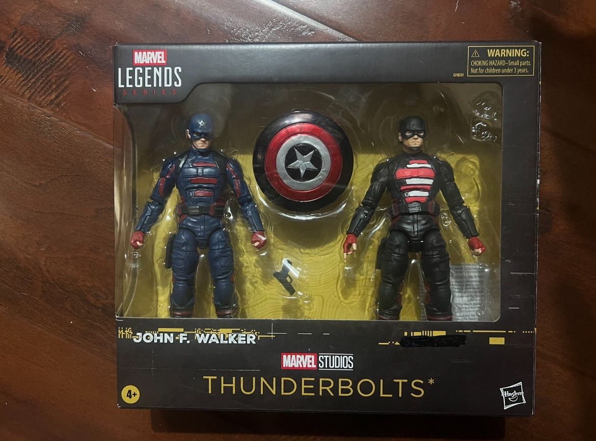 Marvel Legends John F. Walker Captain America & Custom U.S. Agent 2-Pack