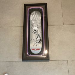 Tony Hawk Signed Skelton Graphic Skateboard