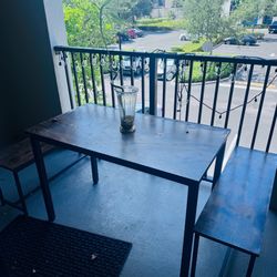 Table and chairs
