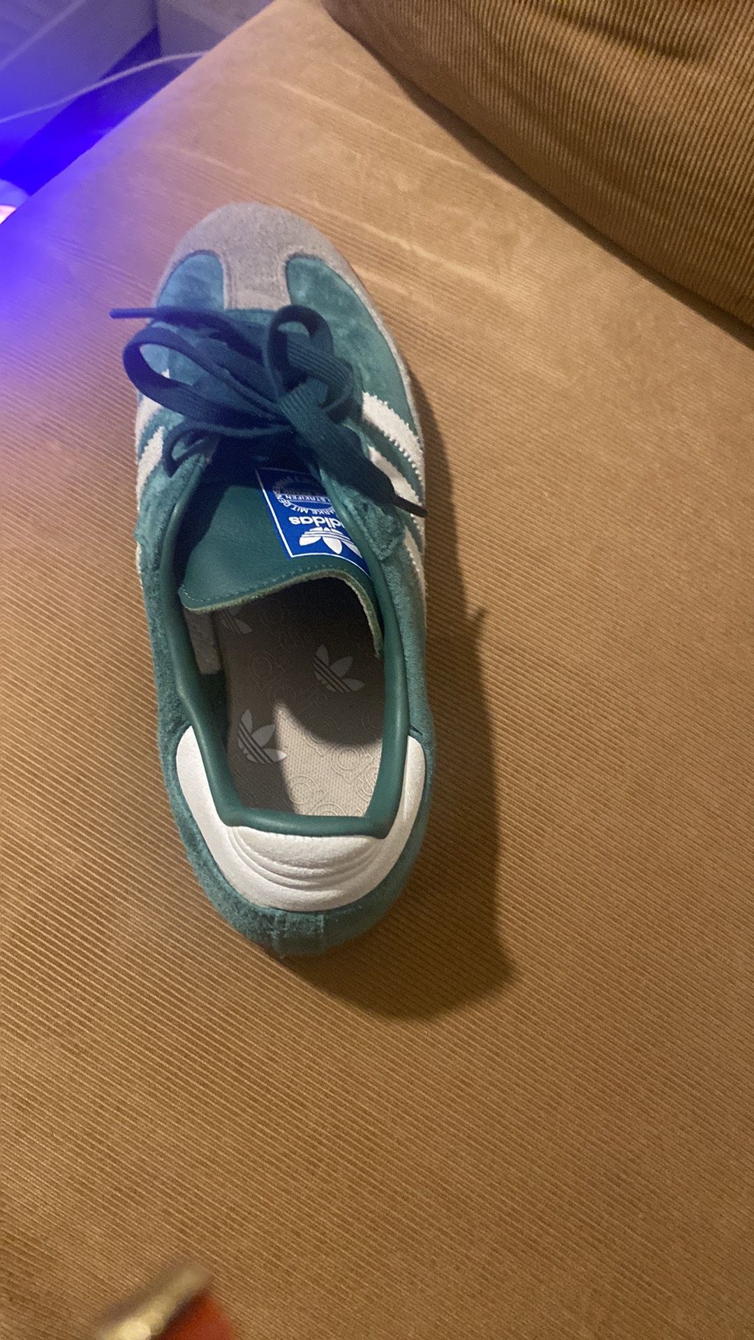 Adidas Samba OG Teal Suede Sneakers – Women’s Size 8.5