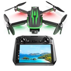 S8 GPS Drones with 4K Camera for Adults Beginners,5 inch HD LCD Screen on Con...