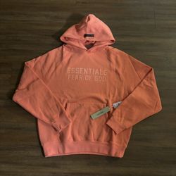 Fear of God Essentials Coral Hoodie