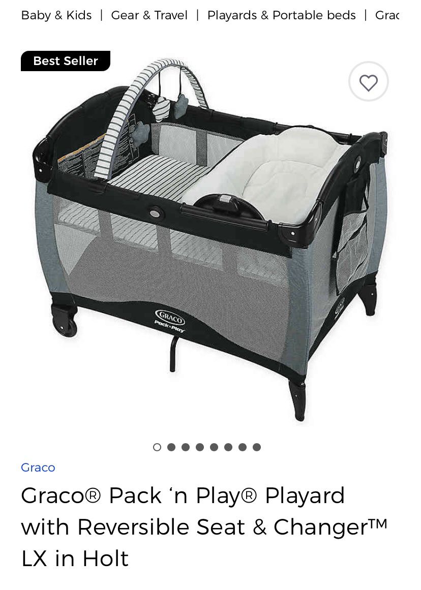 Graco pack and play yard. Some pieces still new in box