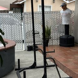 Power Tower / Squat Rack w/ Pull-Up Bar – Heavy Duty