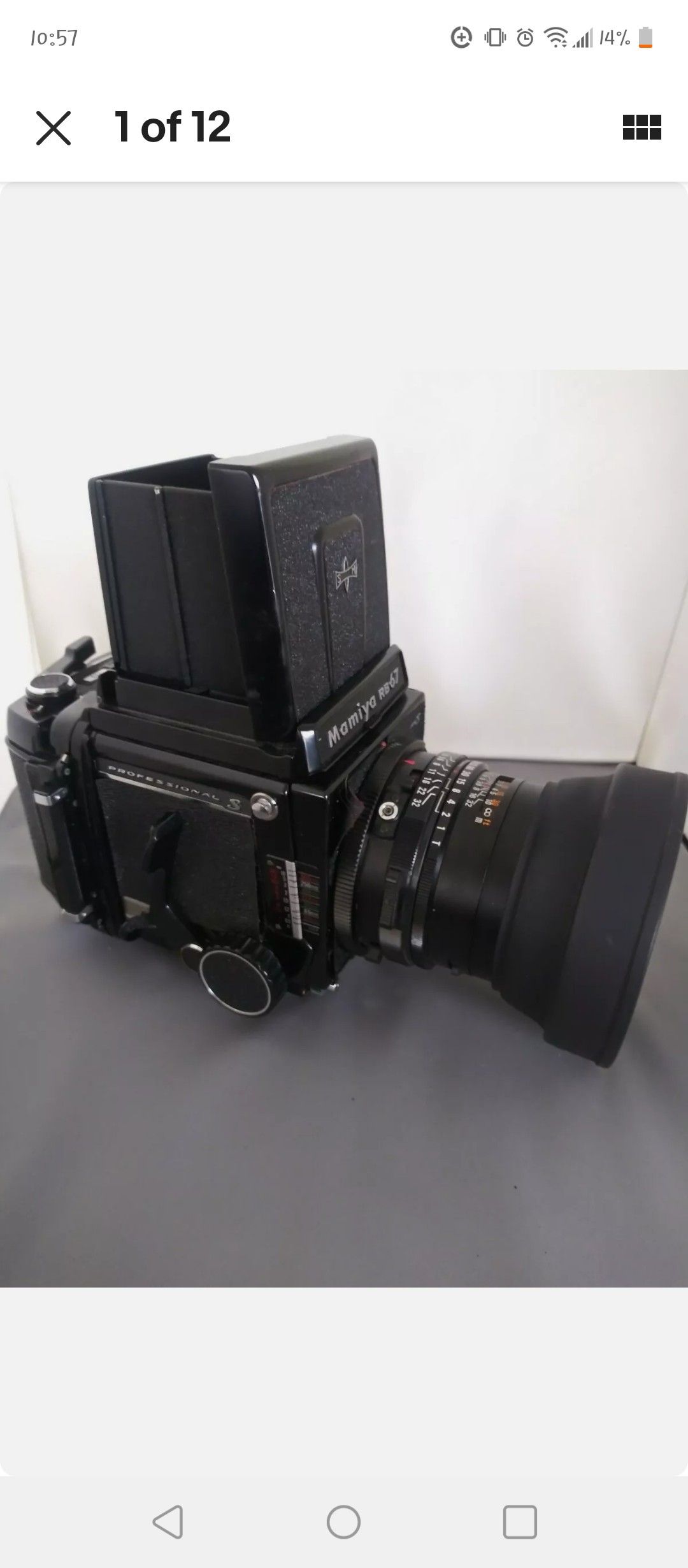 Mamiya SR67 Pro S Medium Format Camera