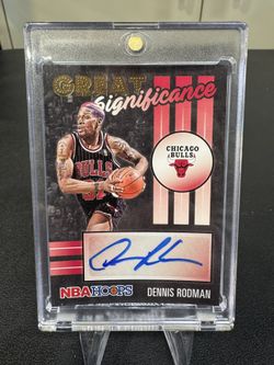 Dennis Rodman NBA Hoops Great Significance Gold Auto  1/10
