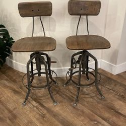 Pottery Barn Barstools 