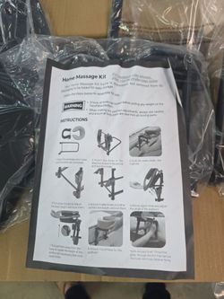 Home massage kit - mattress top headrest kit