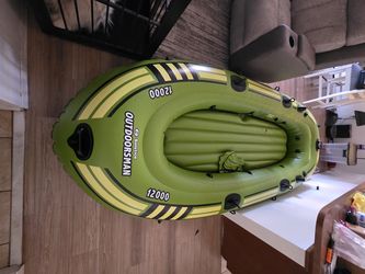 Solstice Outdoorsman 12000 12ft Inflatable Boat + Oars