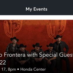 2 Grupo frontera Tickets 