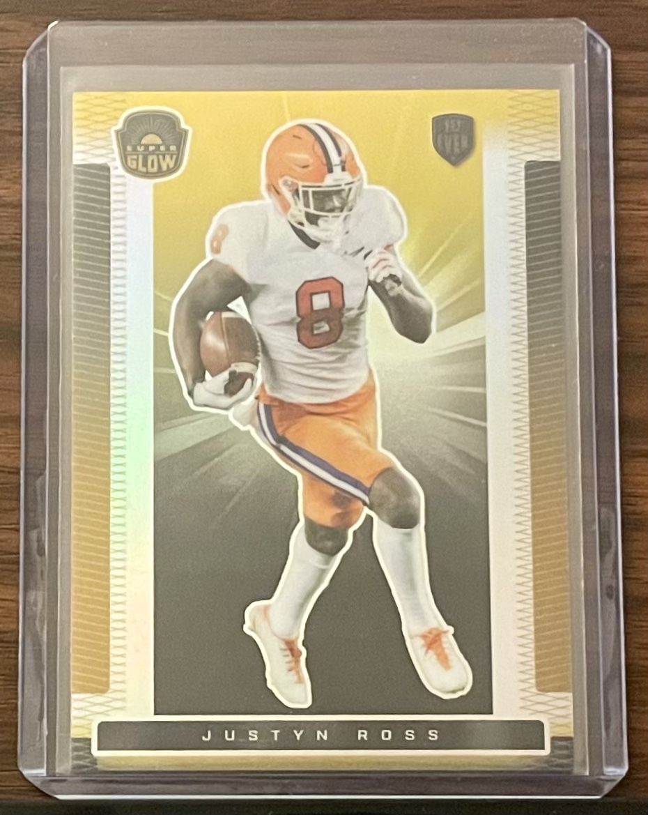 2022 Super Glow Justyn Ross 1st Ever Rookie