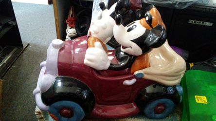 Mickey cookie jar