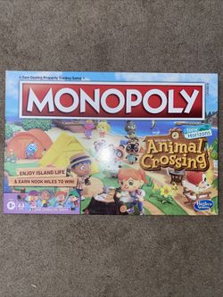 Monopoly Animal Crossing New Horizons Edition Board Game for Kids Hasbro