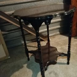 Brown Cherry Side Table 