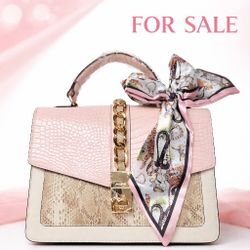 Aldo Handbag - New With Tag - Elegant Pink& Neutral Purse