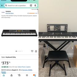 YAMAHA EW300 With Free Chair Free Stand