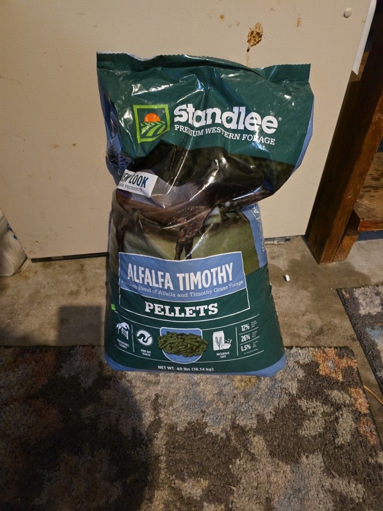 Alfalfa TIMOTHY pellets 40 Lbs