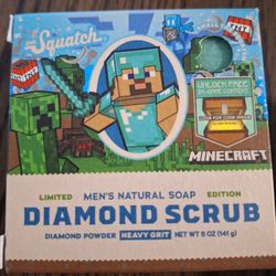 Minecraft Soap Diamond Scrub 3 For Men