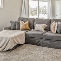 2-Piece Left Arm Facing Sleeper Sectional - *Free Delivery