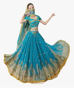 ✨ Princess Jasmine / Bollywood Inspired 4-Piece Costume Set ✨