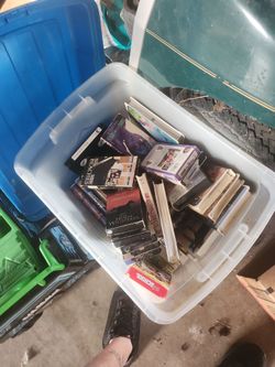 Whole tub of vhs tape