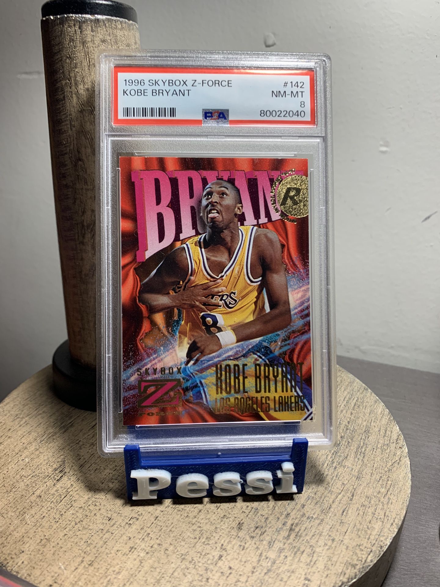 1996 Skybox Z Force ROOKIE Kobe Bryant PSA 8