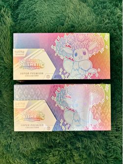 2 Pokemon Scarlet Violet Prismatic Evolution ETB Super Premium Collection (UPC)