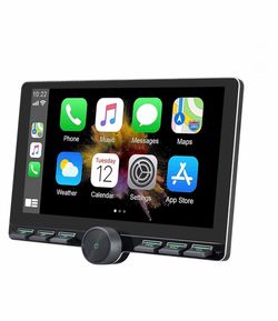 Car Stereo Radio for Toyota Sienna, Wireless CarPlay Android Auto, Bluetooth, GPS, 10.8” Touch Screen Head Units, 2004-10