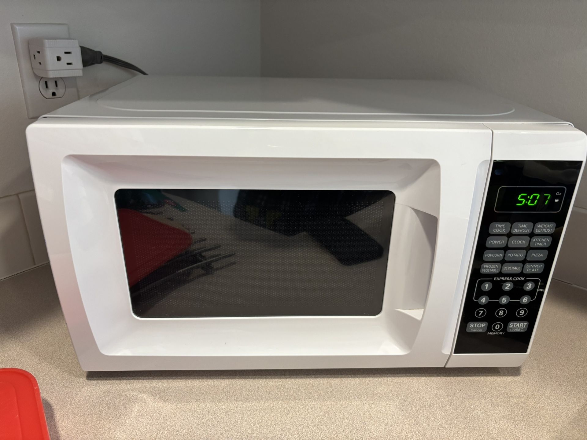 Small White Microwave