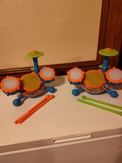 Kids little drum sets excellent conditions works great excellent conditions $10 each firm on price