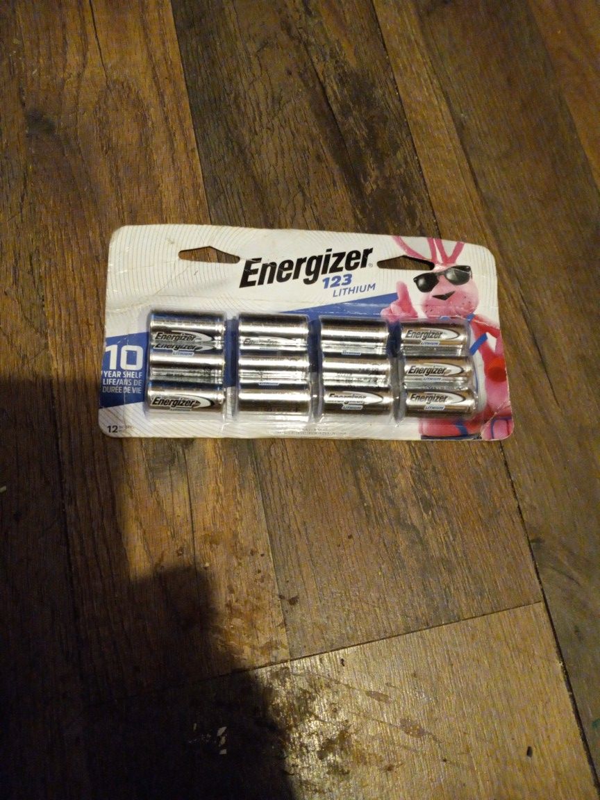 Energizer 123 Lithium Batteries (12 Pack)