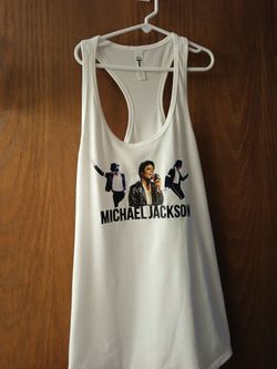 Michael Jackson Racerback Tank Top