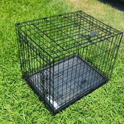 24" Metal Pet Crate For Small Pets  24L X 19w X 21H, Like New 