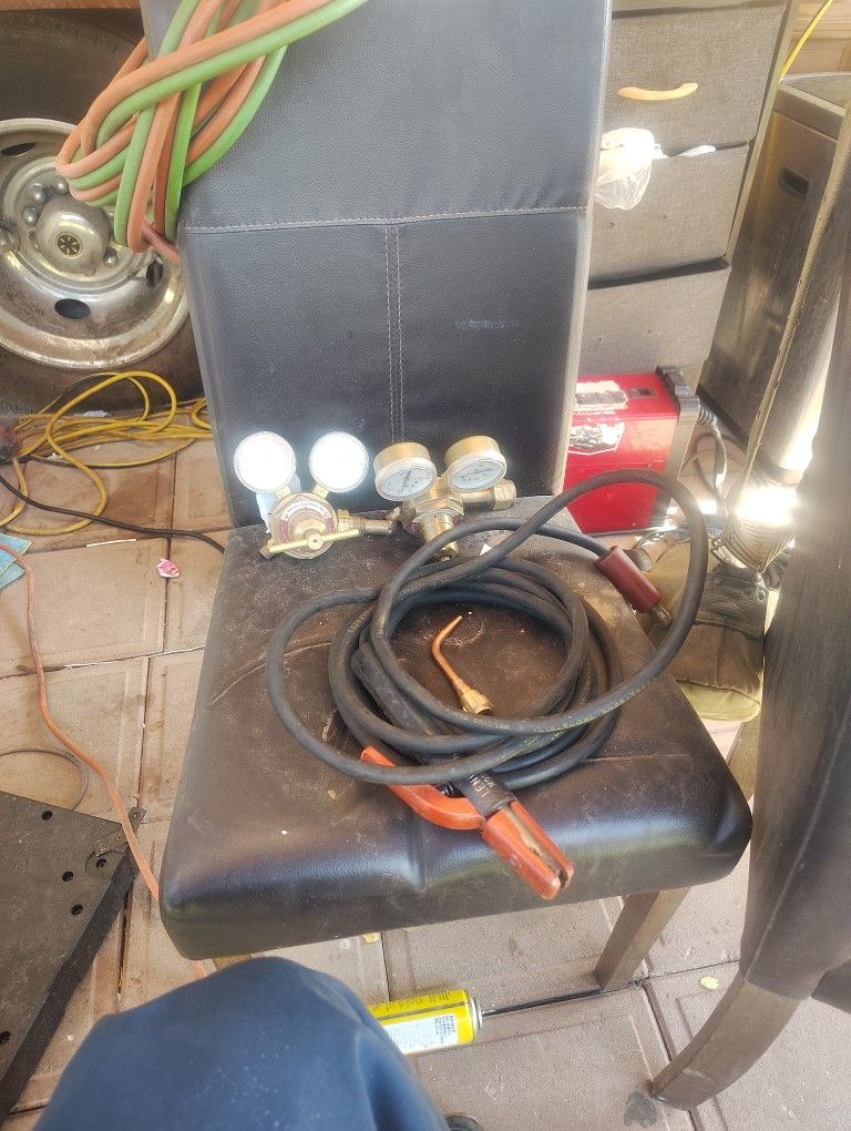 Torch Cutting Oxygen And Gas