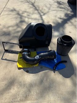 2019-2026 GM Premium AFE Track Series Carbon Fiber Cold Air Intake w/ Pro DRY S Filter - Like New!