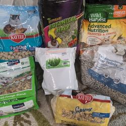 Hamster Food And Litter Pellets