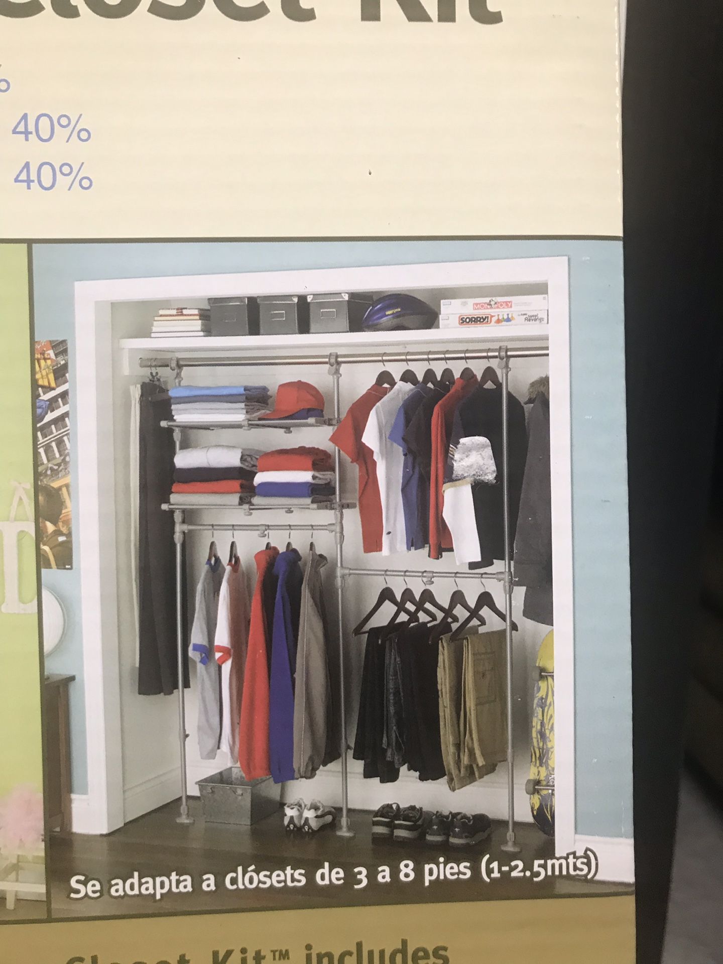 Extend it custom closet kit