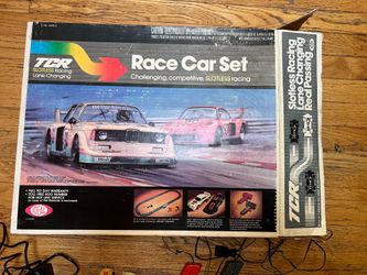 TCR Slotless Race Car Set- vintage car racing